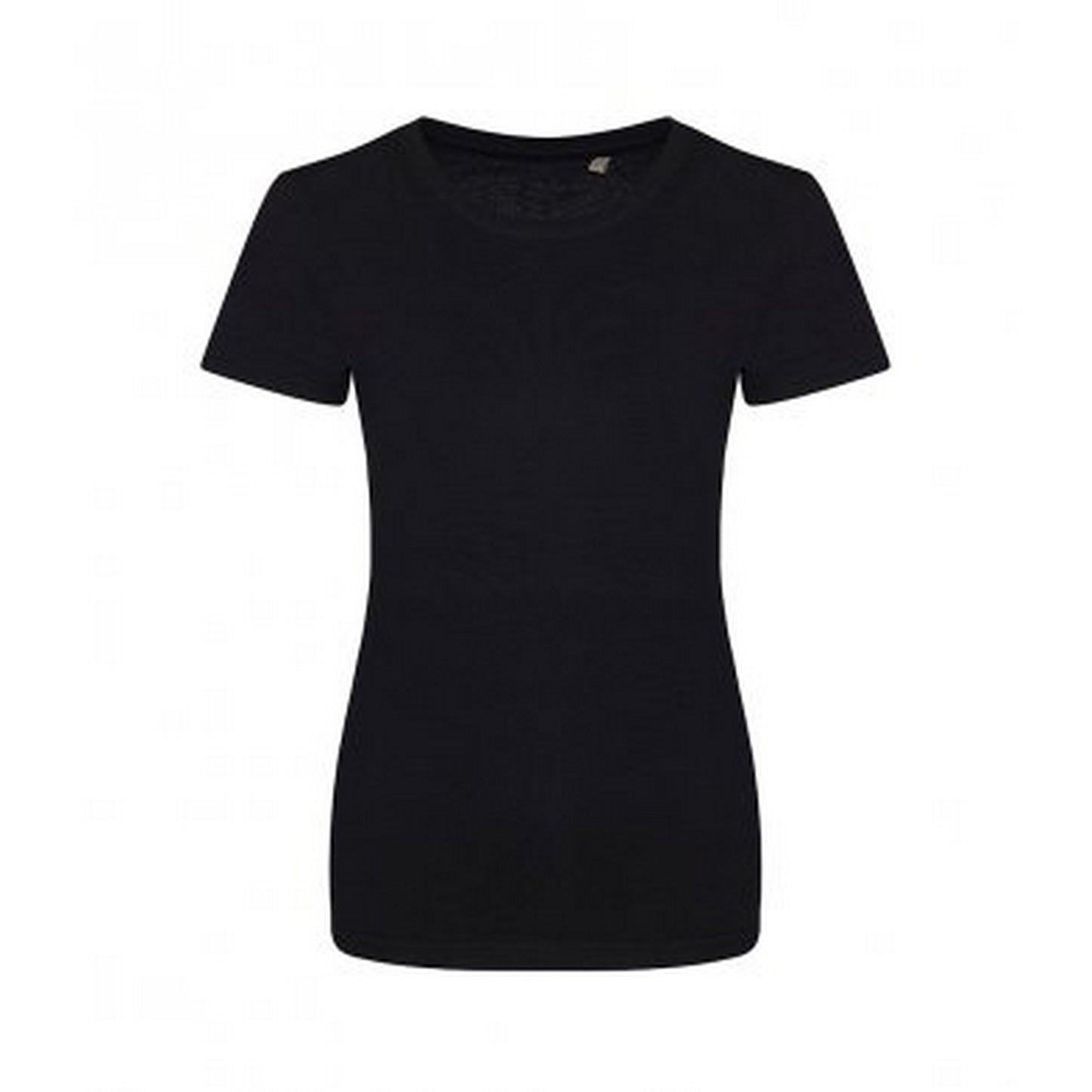 Jet Black - Front - Ecologie Womens-Ladies Organic Cascades T-Shirt