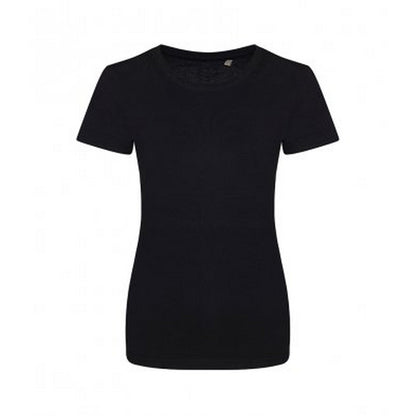 Jet Black - Front - Ecologie Womens-Ladies Organic Cascades T-Shirt