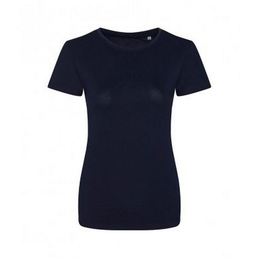 Navy - Front - Ecologie Womens-Ladies Organic Cascades T-Shirt