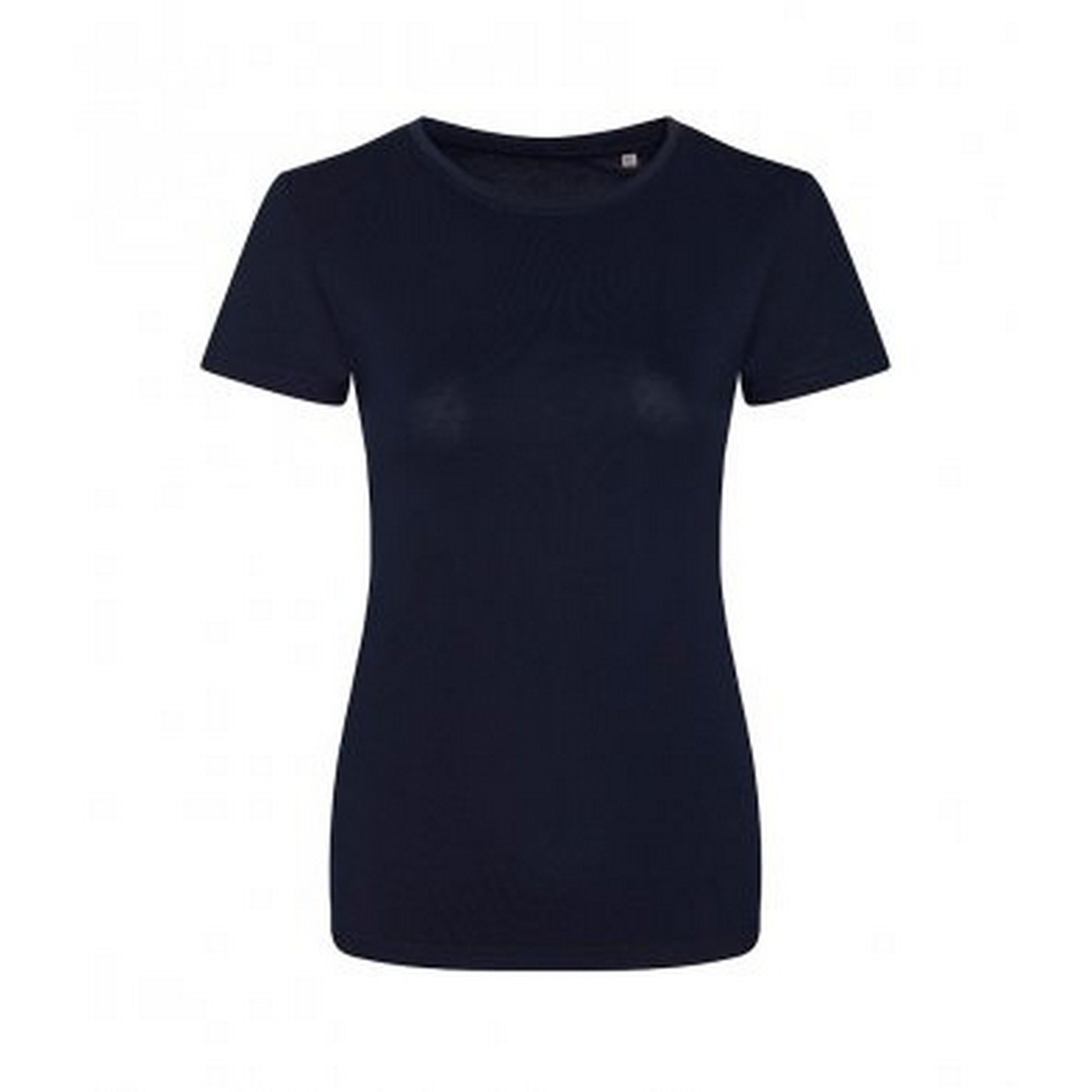 Navy - Front - Ecologie Womens-Ladies Organic Cascades T-Shirt