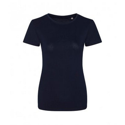 Navy - Front - Ecologie Womens-Ladies Organic Cascades T-Shirt
