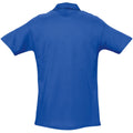 Royal Blue - Back - SOLS Mens Spring II Short Sleeve Heavyweight Polo Shirt