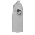 Grey Marl - Side - SOLS Mens Spring II Short Sleeve Heavyweight Polo Shirt