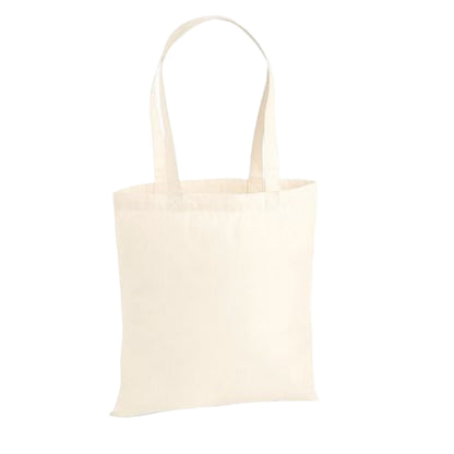 Natural - Front - Westford Mill Premium Cotton Tote Bag