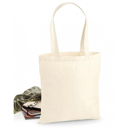 Natural - Back - Westford Mill Premium Cotton Tote Bag