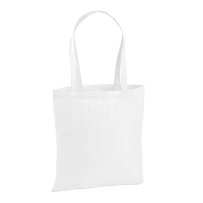 White - Front - Westford Mill Premium Cotton Tote Bag