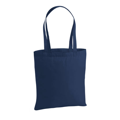 French Navy - Front - Westford Mill Premium Cotton Tote Bag