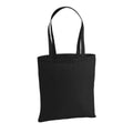 Black - Front - Westford Mill Premium Cotton Tote Bag