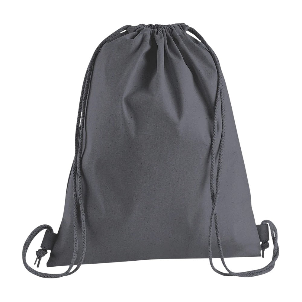 Graphite - Front - Westford Mill Premium Cotton Gymsac