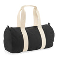 Black - Front - Westford Mill EarthAware Organic Barrel Bag