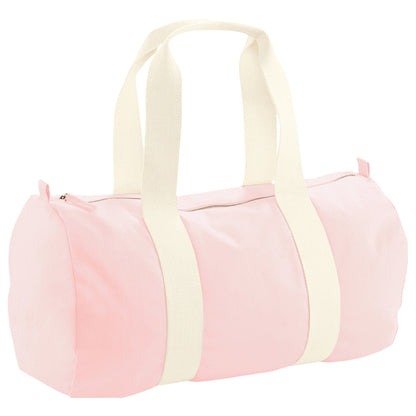 Pastel Pink - Front - Westford Mill EarthAware Organic Barrel Bag