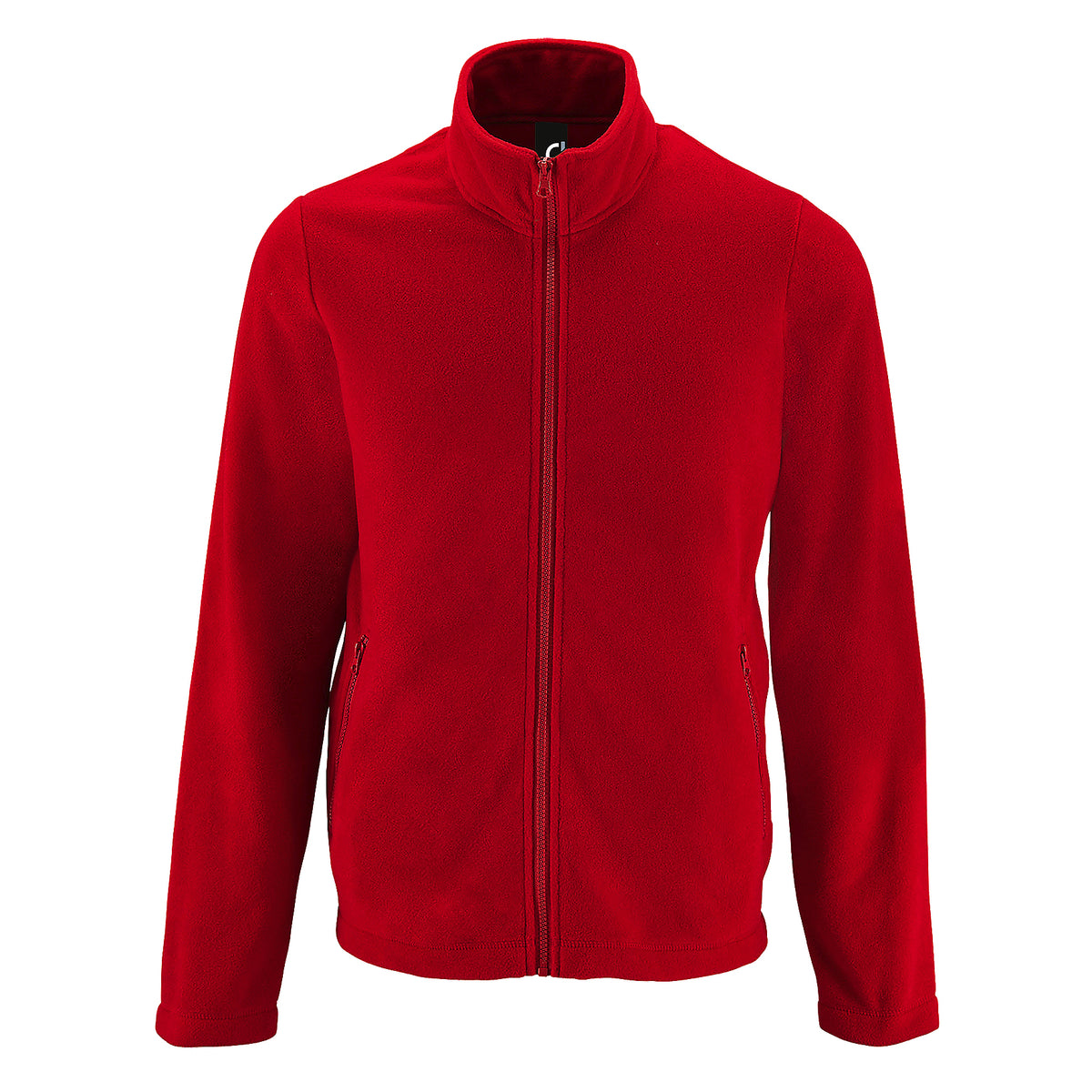 Red - Front - SOLS Mens Norman Fleece Jacket