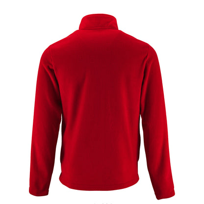 Red - Back - SOLS Mens Norman Fleece Jacket
