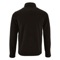 Black - Back - SOLS Mens Norman Fleece Jacket