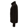 Black - Side - SOLS Mens Norman Fleece Jacket