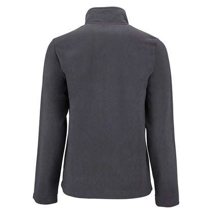 Charcoal - Back - SOLS Womens-Ladies Norman Fleece Jacket