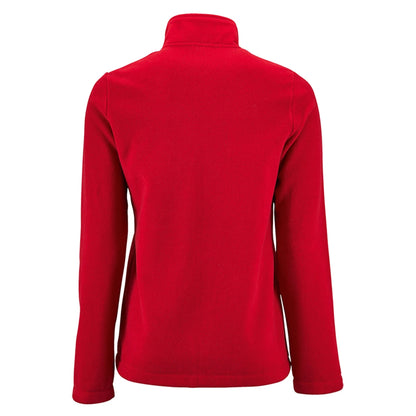 Red - Back - SOLS Womens-Ladies Norman Fleece Jacket
