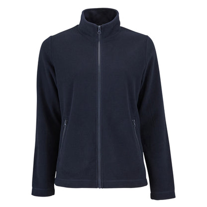 Navy - Front - SOLS Womens-Ladies Norman Fleece Jacket