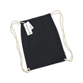 Black-Natural - Front - Westford Mill EarthAware Organic Gymsac