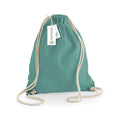 Sage Green - Front - Westford Mill EarthAware Organic Gymsac