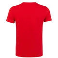 Red - Back - SOLS Mens Milo Organic T-Shirt