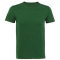 Bottle Green - Front - SOLS Mens Milo Organic T-Shirt