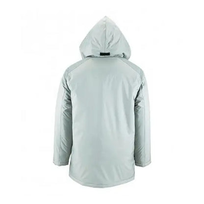 Metal Grey - Back - SOLS Unisex Adults Robyn Padded Jacket