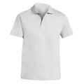 White - Front - SOLS Mens Prescott Jersey Short Sleeve Polo Shirt