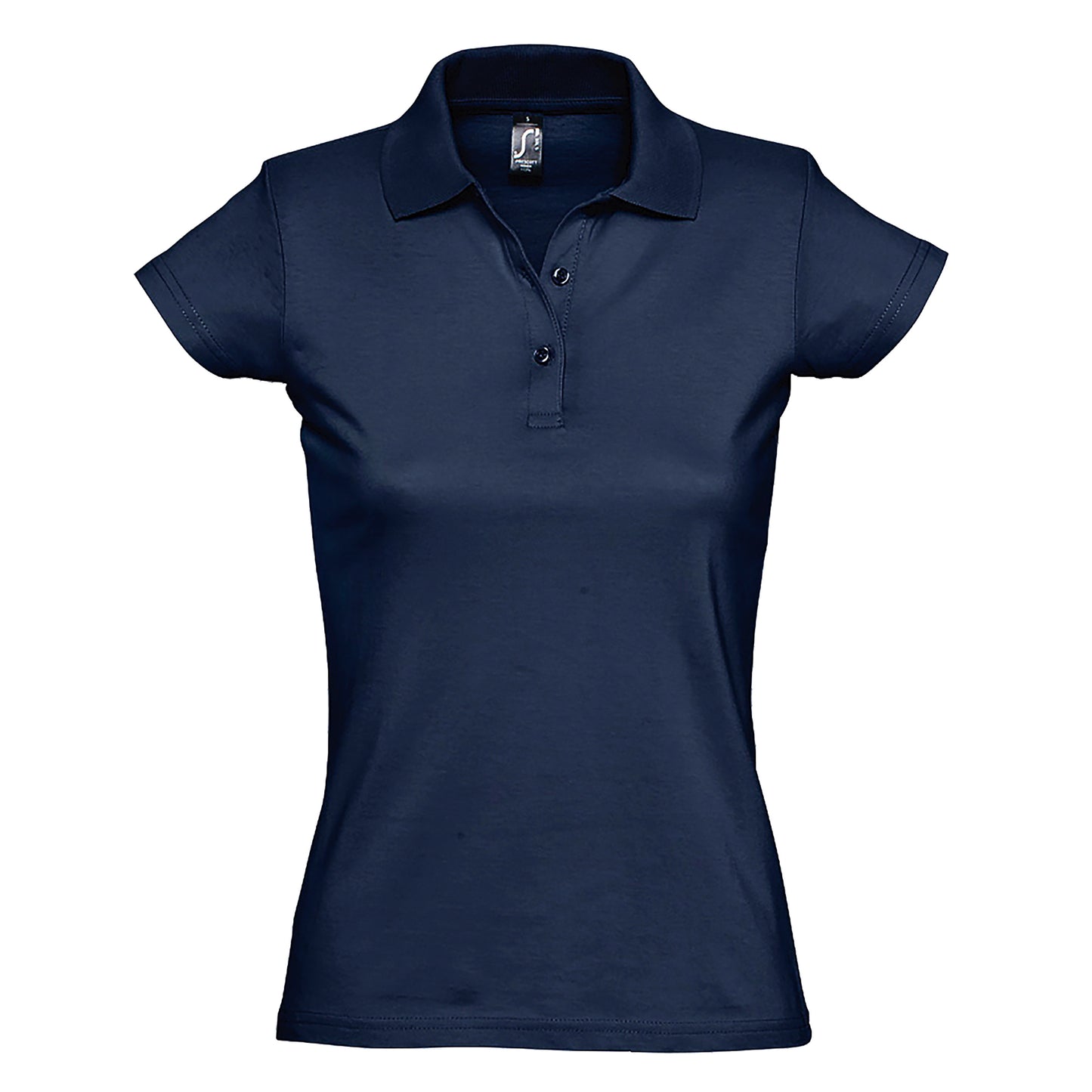 French Navy - Front - SOLS Womens-Ladies Prescott Short Sleeve Jersey Polo Shirt