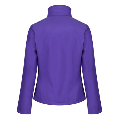 Purple-Black - Lifestyle - Regatta Standout Womens-Ladies Ablaze Printable Soft Shell Jacket