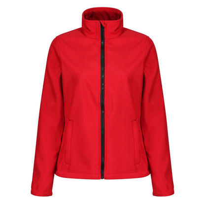 Classic Red-Black - Front - Regatta Standout Womens-Ladies Ablaze Printable Soft Shell Jacket