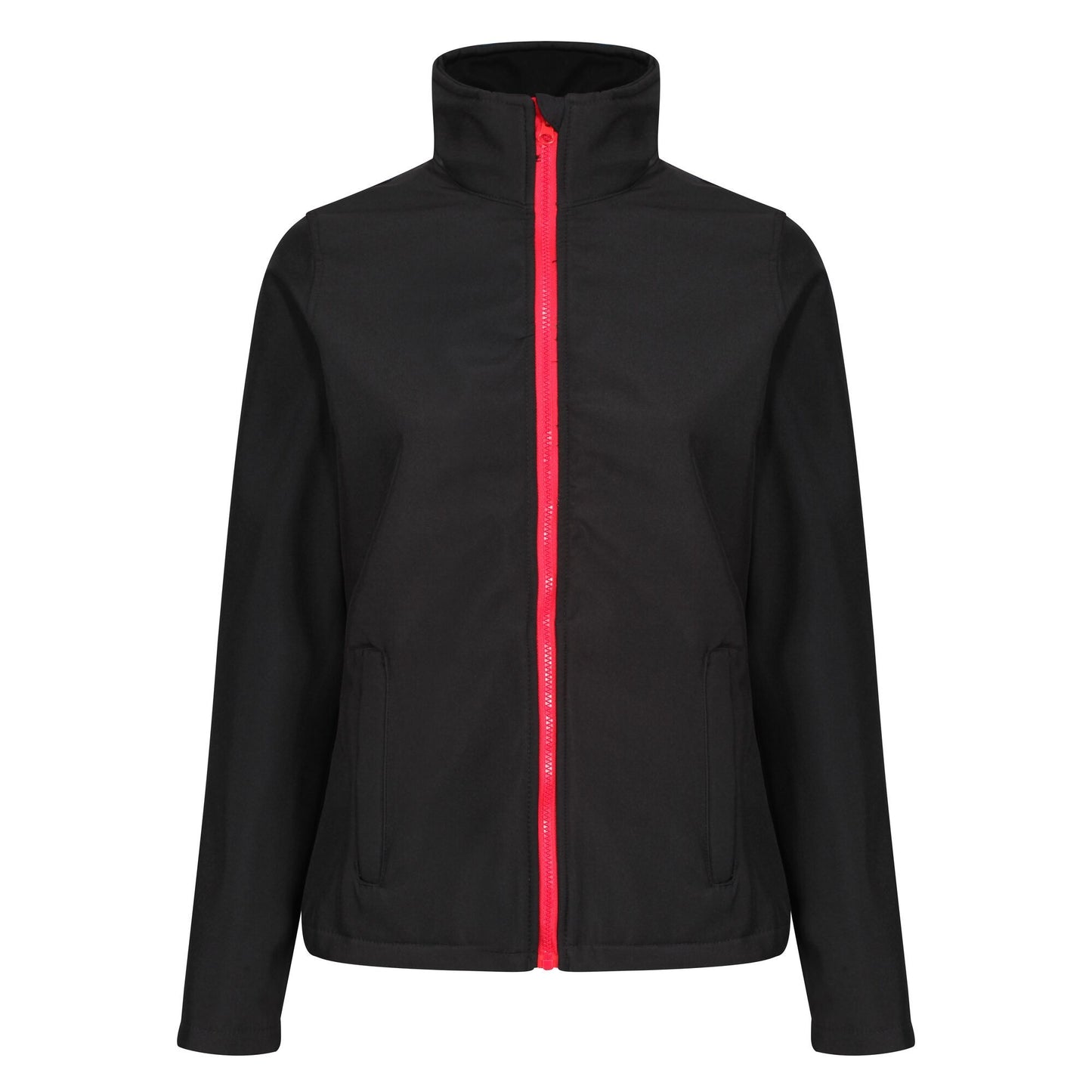 Black-Classic Red - Front - Regatta Standout Womens-Ladies Ablaze Printable Soft Shell Jacket