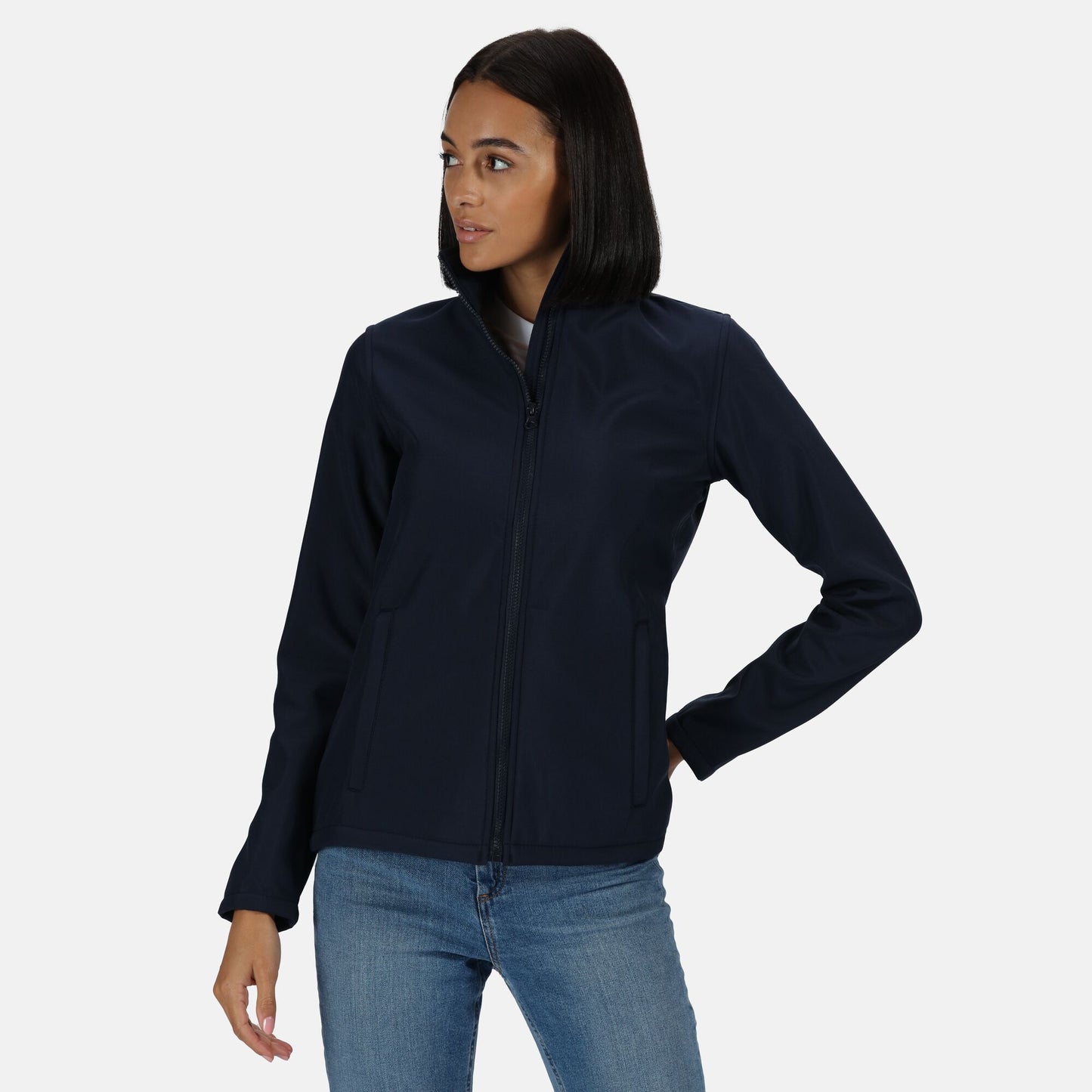 Navy-Navy - Back - Regatta Standout Womens-Ladies Ablaze Printable Soft Shell Jacket