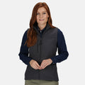 Seal Grey-Seal Grey - Back - Regatta Womens-Ladies Flux Soft Shell Bodywarmer