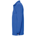 Royal Blue - Side - SOLS Mens Winter II Long Sleeve Pique Cotton Polo Shirt