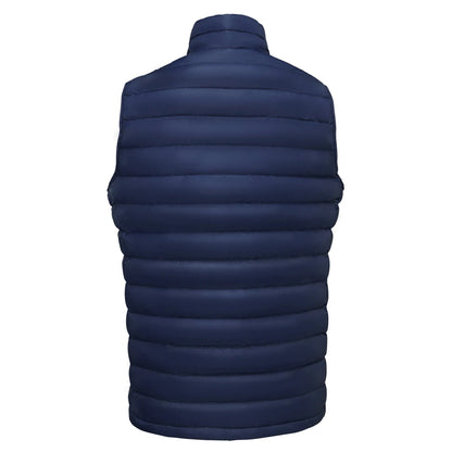 French Navy - Back - SOLS Mens Wilson Lightweight Padded Bodywarmer
