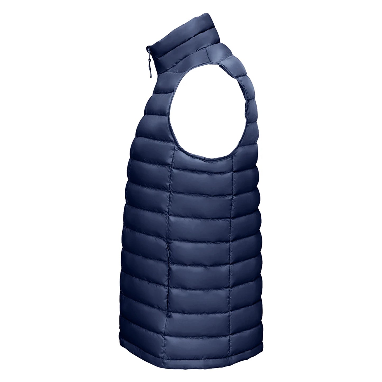French Navy - Side - SOLS Mens Wilson Lightweight Padded Bodywarmer