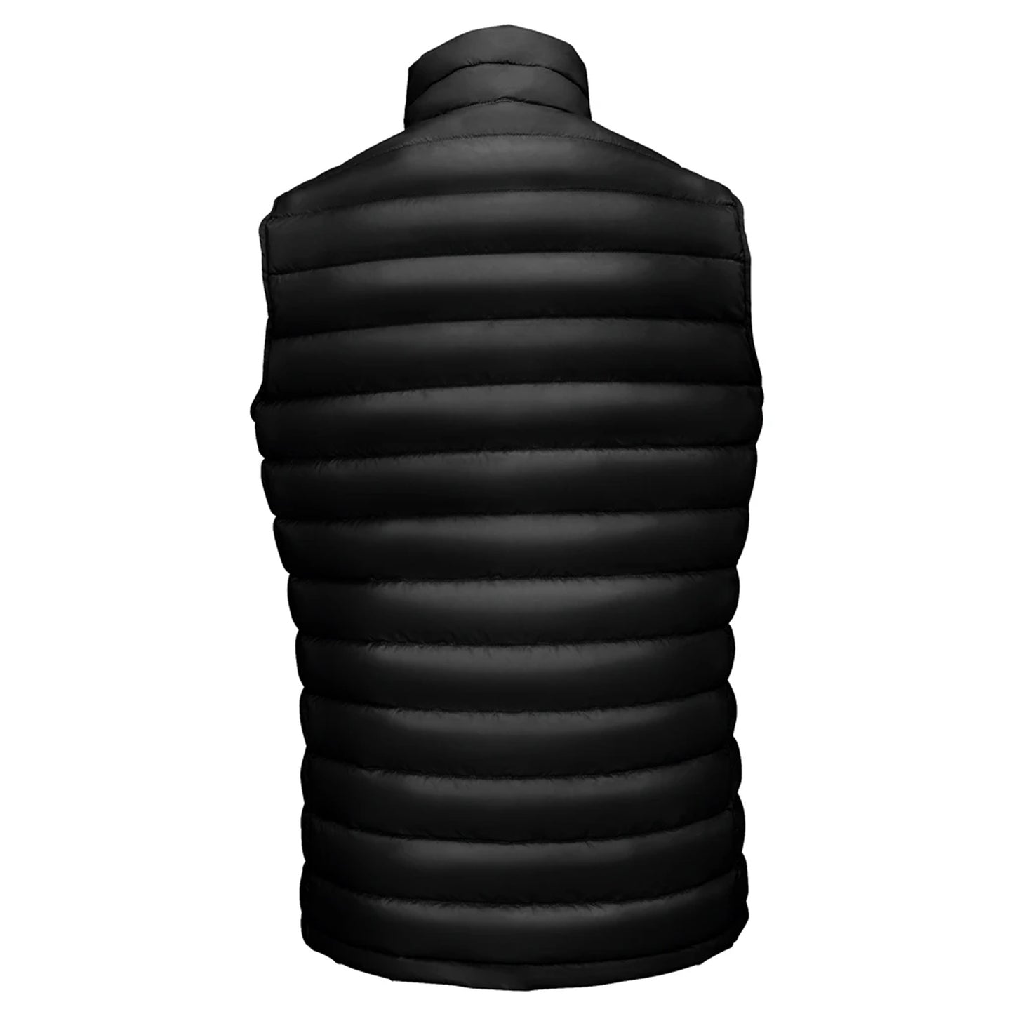 Black - Back - SOLS Mens Wilson Lightweight Padded Bodywarmer