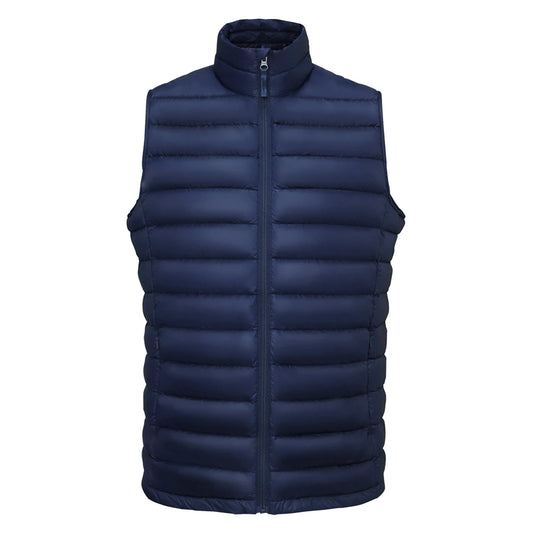 French Navy - Front - SOLS Mens Wilson Lightweight Padded Bodywarmer