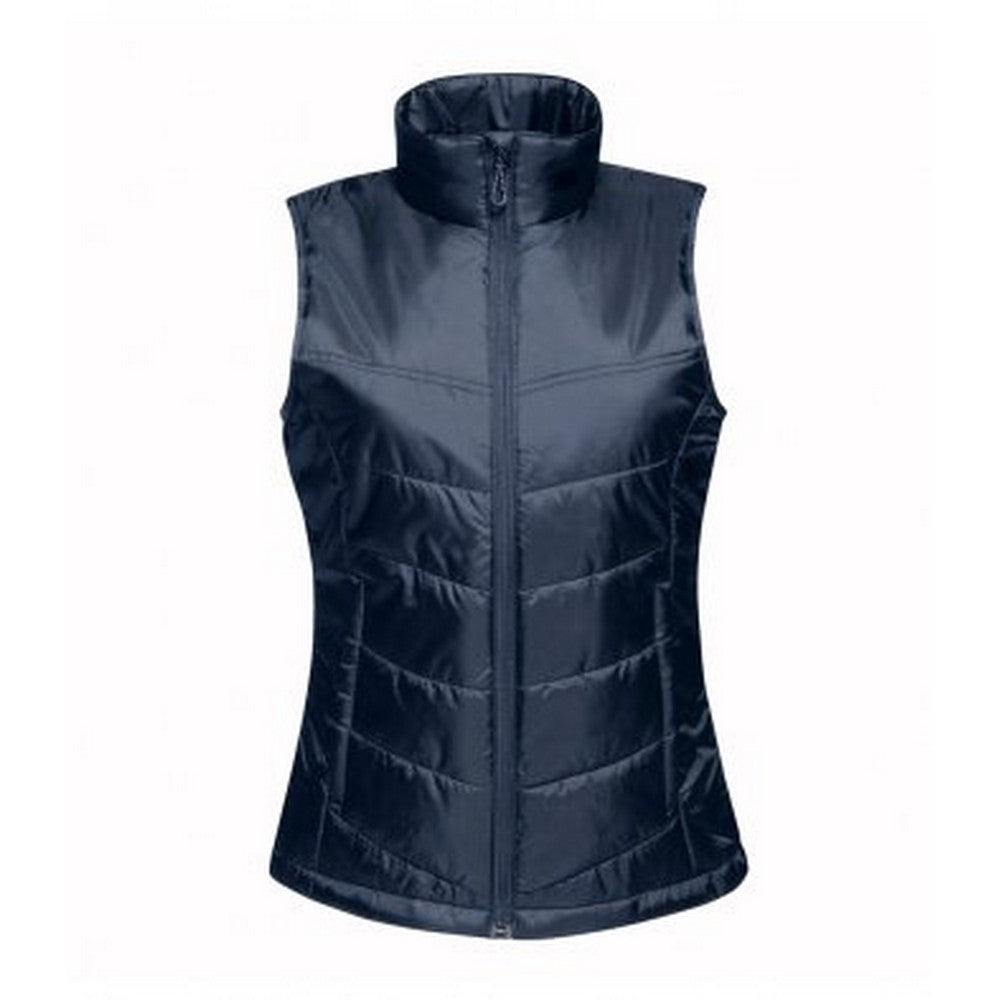 Navy - Front - Regatta Womens-Ladies Stage II Insulated Bodywarmer