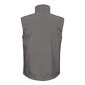 Seal Grey-Black - Back - Regatta Mens Octagon II Printable Soft Shell Bodywarmer