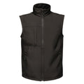 Black-Black - Front - Regatta Mens Octagon II Printable Soft Shell Bodywarmer