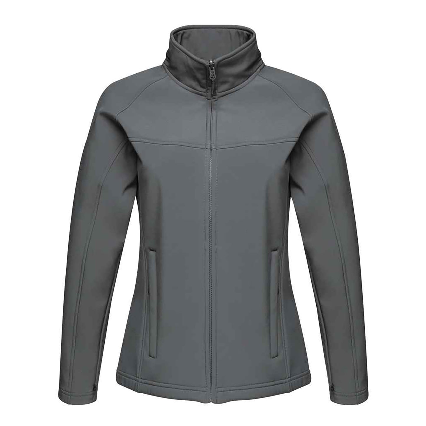 Seal Grey - Front - Regatta Womens-Ladies Uproar Soft Shell Jacket