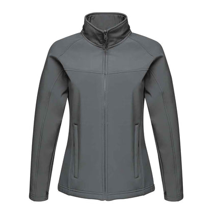 Seal Grey - Front - Regatta Womens-Ladies Uproar Soft Shell Jacket