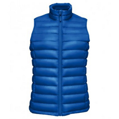 Royal Blue - Front - SOLS Womens-Ladies Wilson Lightweight Padded Bodywarmer