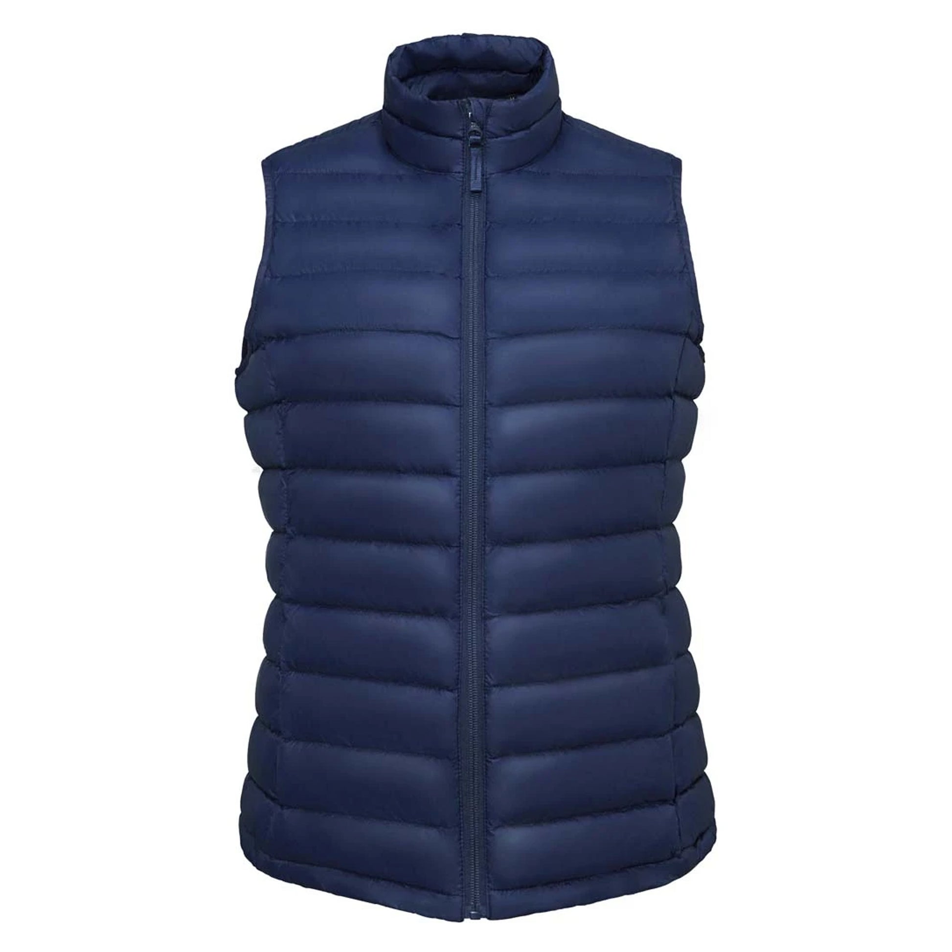 French Navy - Front - SOLS Womens-Ladies Wilson Lightweight Padded Bodywarmer