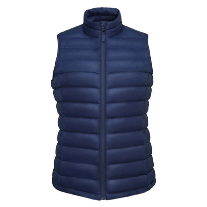 French Navy - Front - SOLS Womens-Ladies Wilson Lightweight Padded Bodywarmer