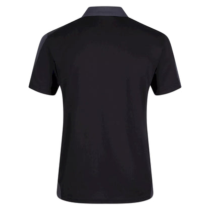 Black-Seal Grey - Back - Regatta Contrast Coolweave Pique Polo Shirt