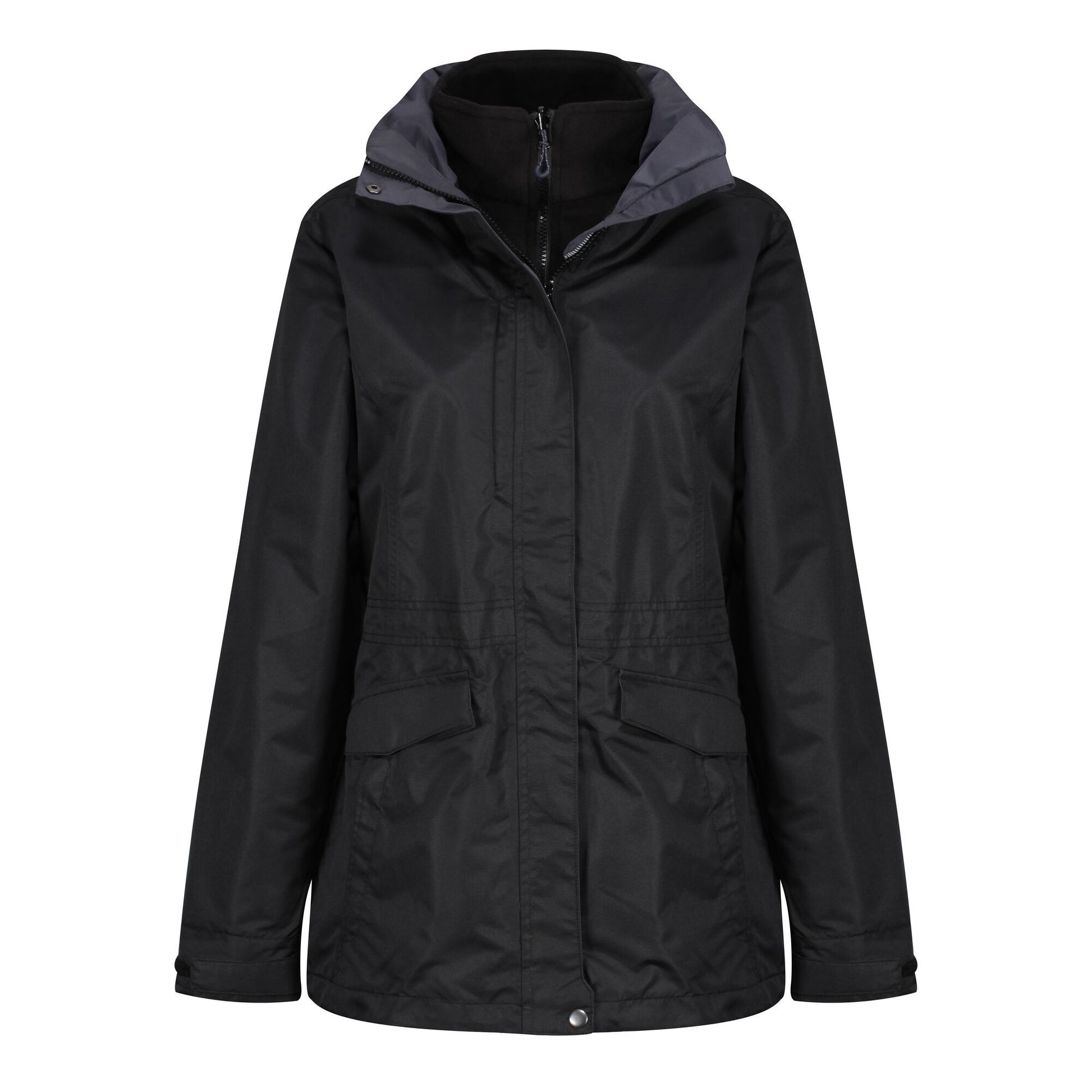 Black-Black - Side - Regatta Womens-Ladies Benson III 3-in-1 Breathable Jacket