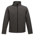 Seal Grey-Black - Front - Regatta Standout Mens Ablaze Printable Soft Shell Jacket